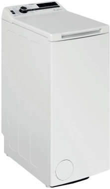 Стиральная машина полноразмерная Whirlpool TDLRB 65242BS EU/N, с вертикальной загрузкой, 6.5кг, 1200об/мин, английский интерфейс
