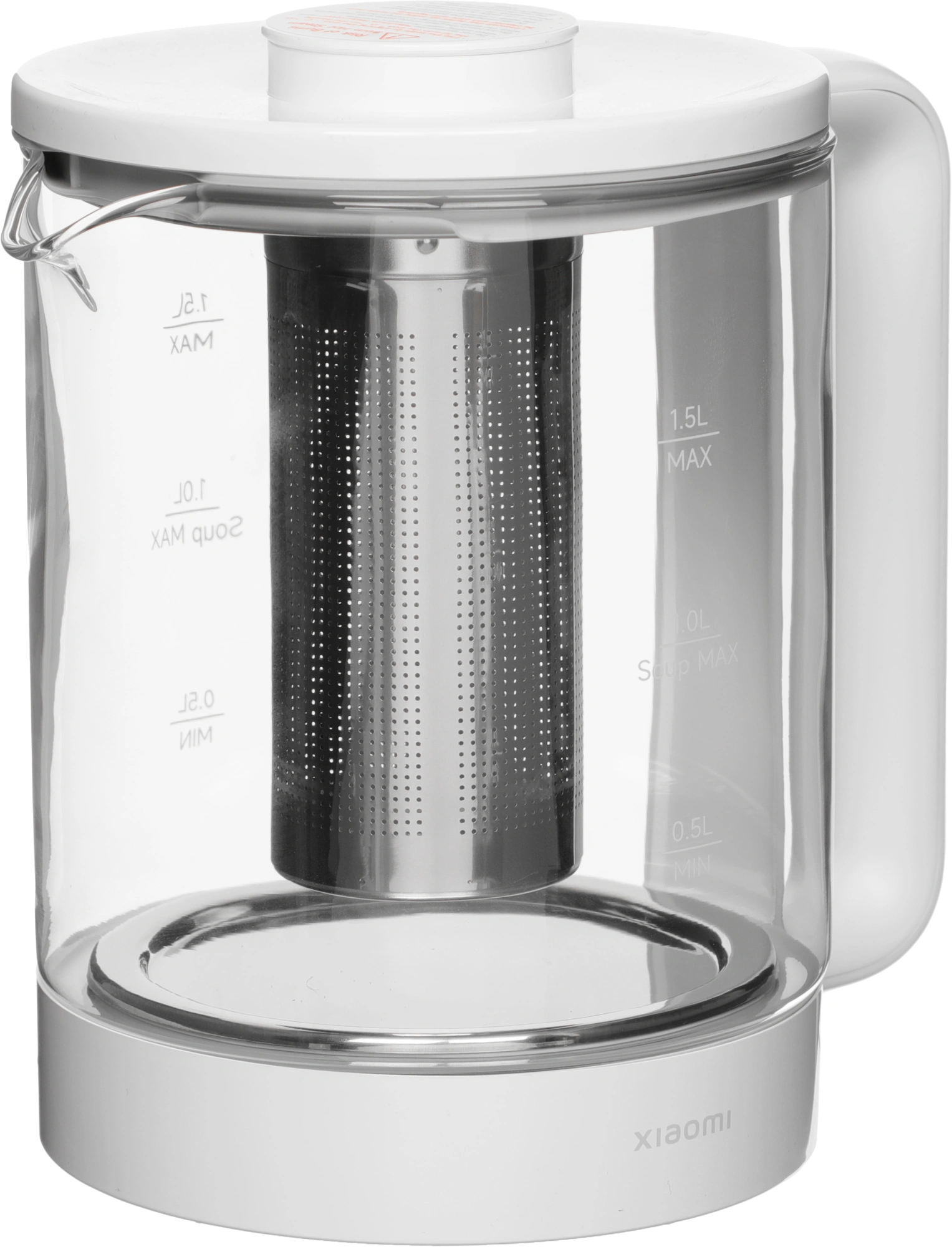 Чайник электрический Xiaomi Multifunctional Kettle EU белый/прозрачный, стекло (BHR9118EU)
