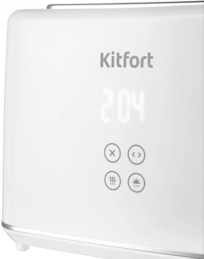 Тостер Kitfort КТ-6872 белый/серебристый
