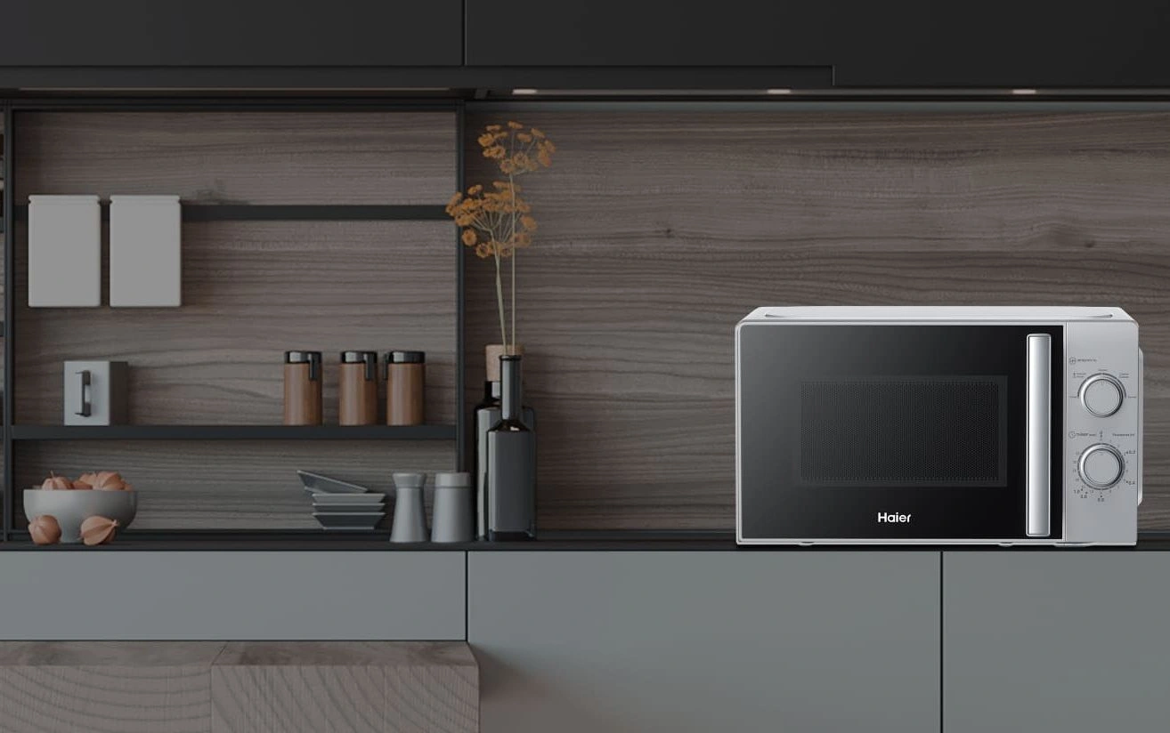 Микроволновая печь Haier HMB-MM207SA, серебристый, русский (td0039501ru)
