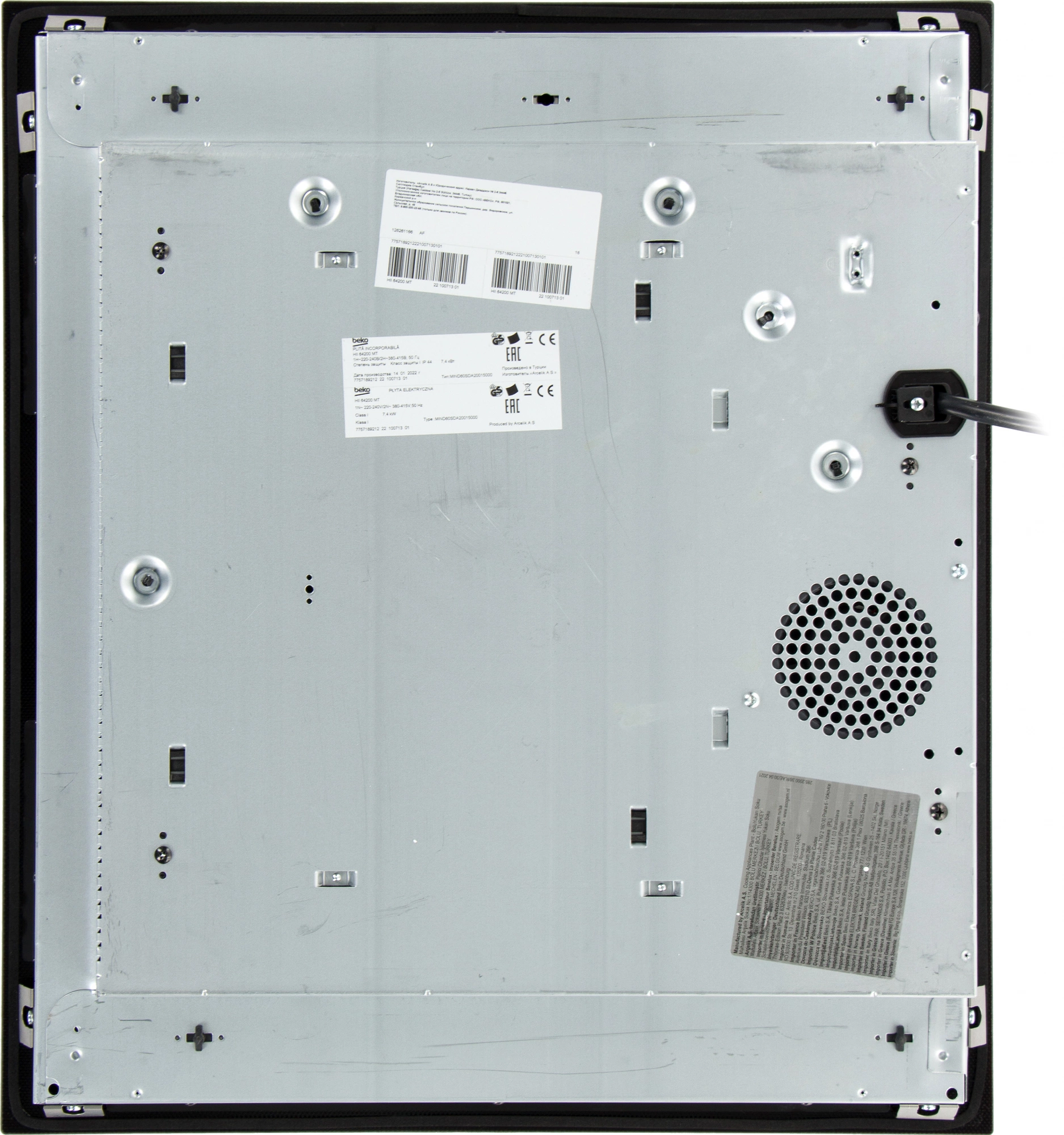Индукционная варочная поверхность Beko HII 64200 MT черный (7757189212)