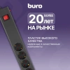 Сетевой фильтр Buro 600SE-1.8-B 1.8м черный