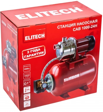 Насосная станция Elitech САВ 1000-24Н (205663)