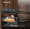 Духовой шкаф Weissgauff EOM 206 BM черный (437405)