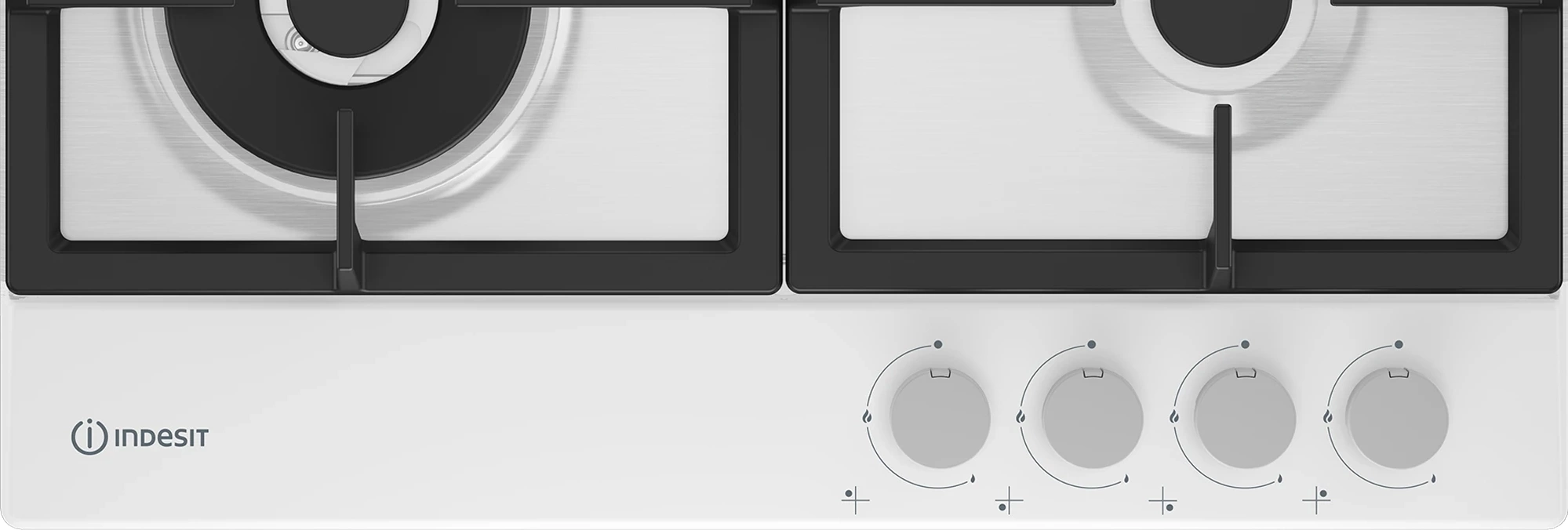 Газовая варочная поверхность Indesit THPM 642 WS/WH/I белый (869890400250)