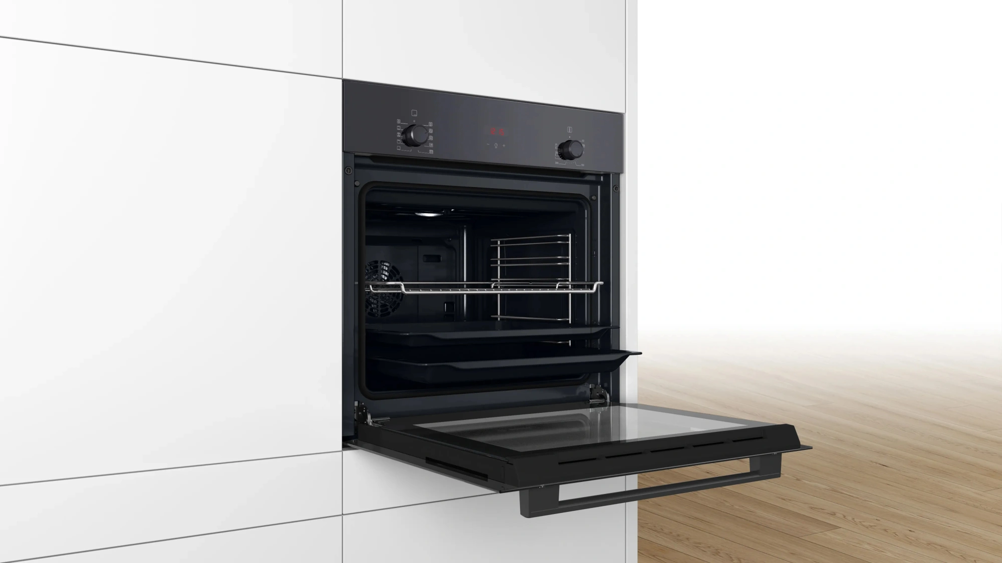 Духовой шкаф Bosch HBF512BB1T черный