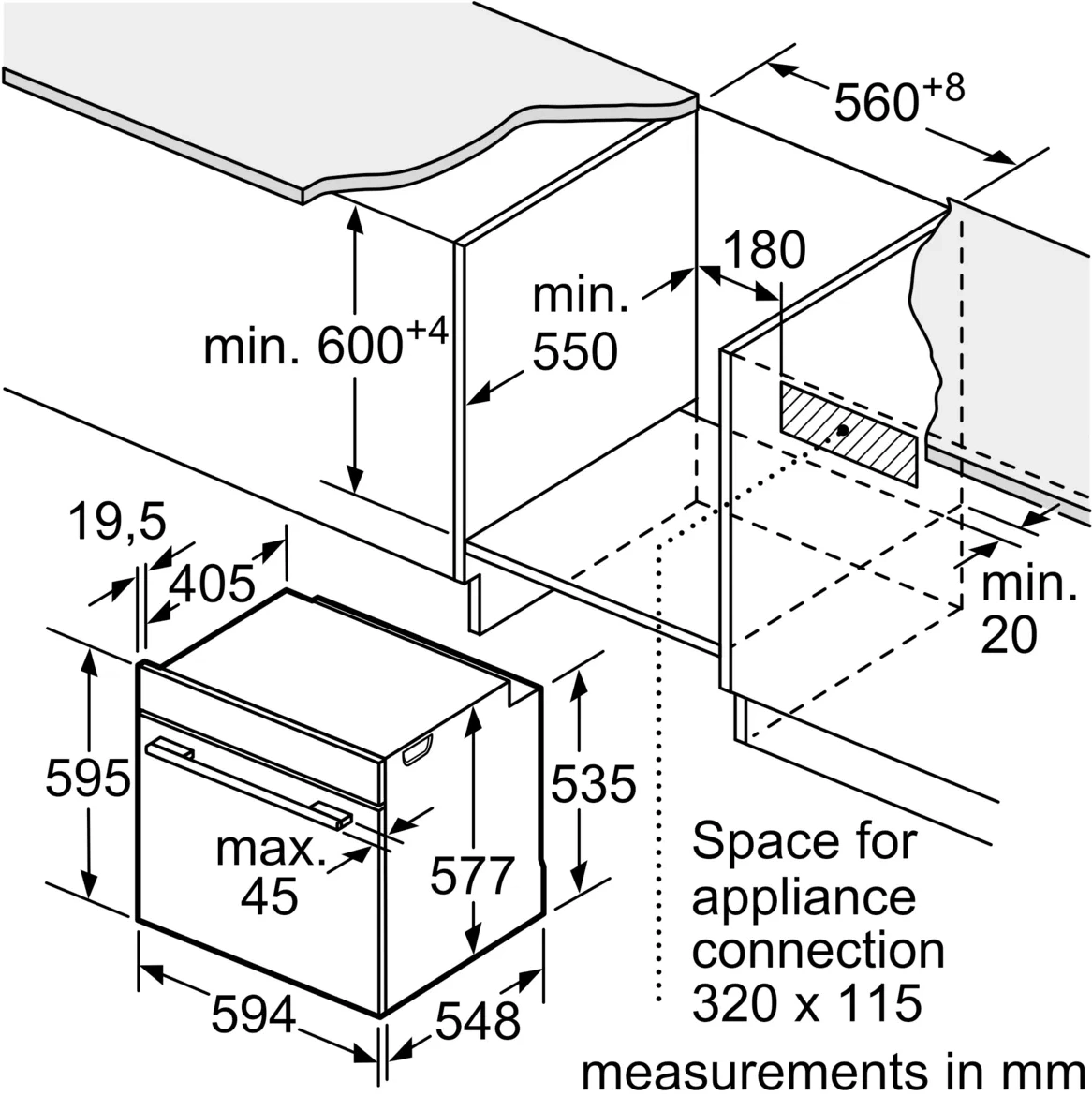 Духовой шкаф Bosch Serie 8 HSG7361B1 черный