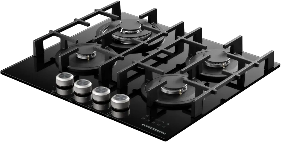 Газовая варочная поверхность Kuppersberg Hi-tech FG 68 B черный (8692)