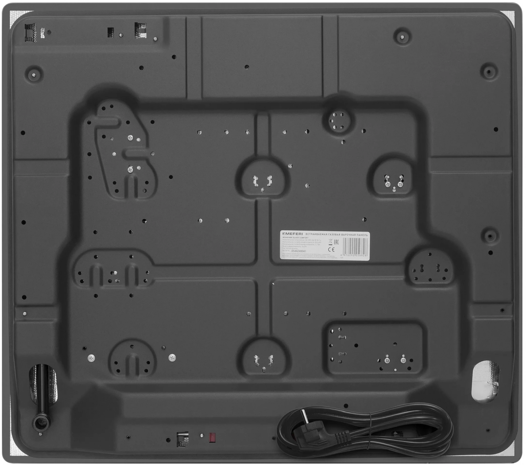 Газовая варочная поверхность Meferi Glass comfort MGH604WH белый (mgh604wh glass comfort)