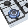 Газовая варочная поверхность Meferi Glass comfort MGH604WH белый (mgh604wh glass comfort)