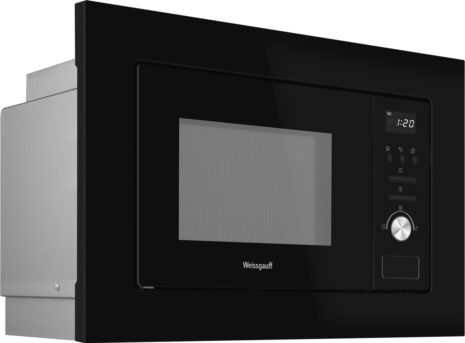 Встраиваемая микроволновая печь Weissgauff BMWO-206 черный (437403)