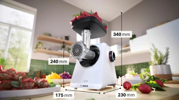 Мясорубка Bosch MFWS607W белый