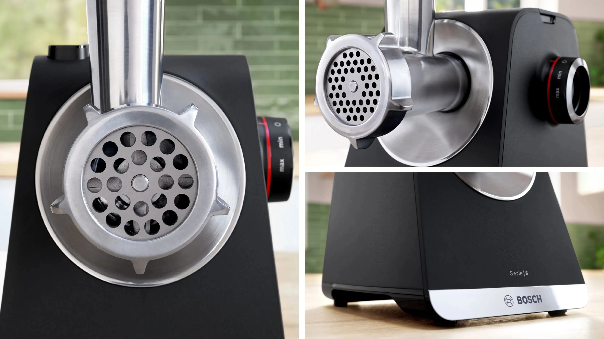 Мясорубка Bosch MFWS640B черный
