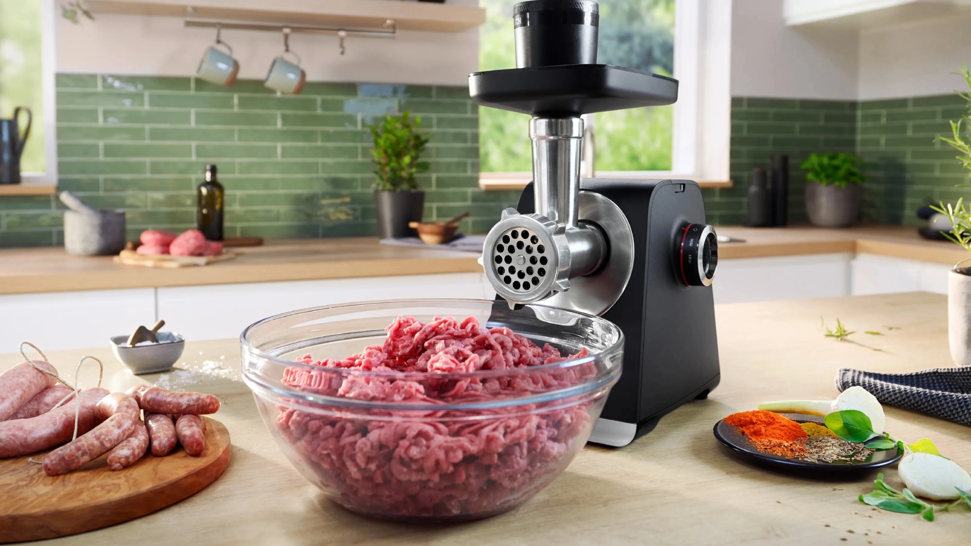 Мясорубка Bosch MFWS640B черный