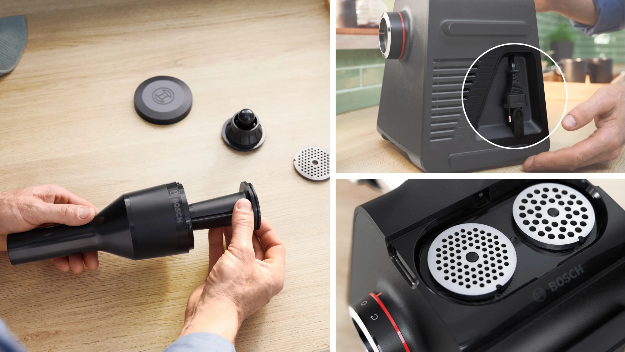 Мясорубка Bosch MFWS640B черный