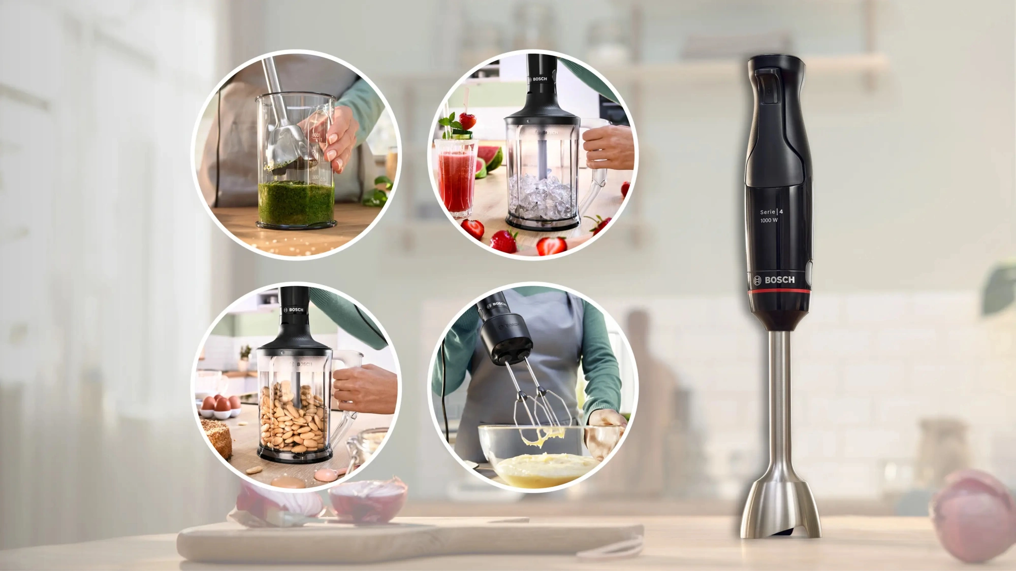 Блендер погружной Bosch MSM4B654 черный