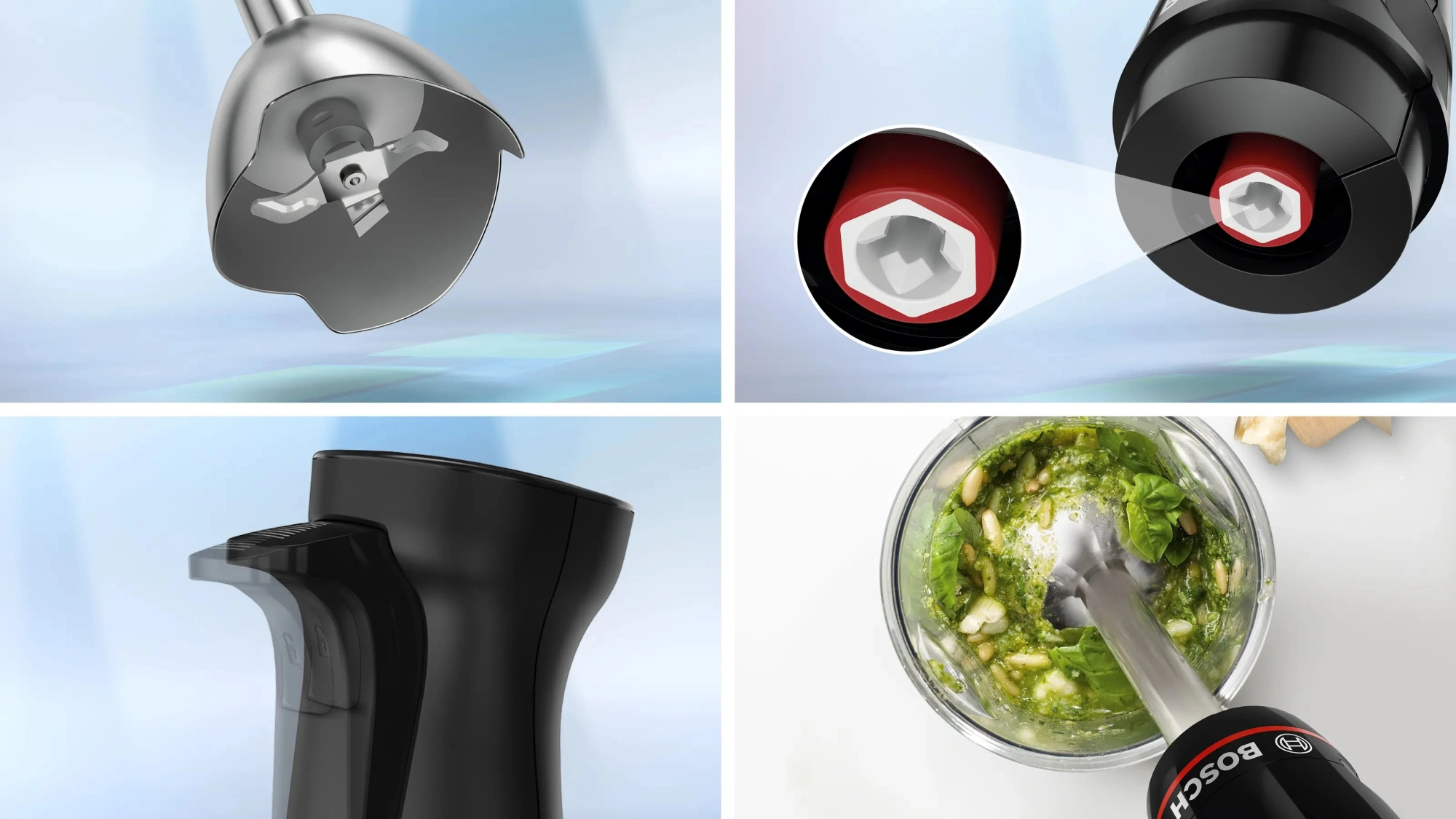 Блендер погружной Bosch MSM4B654 черный
