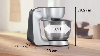 Кухонная машина Bosch MUM58359 черный/серый
