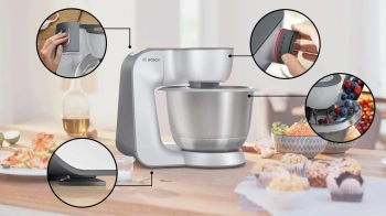 Кухонная машина Bosch MUM58359 черный/серый