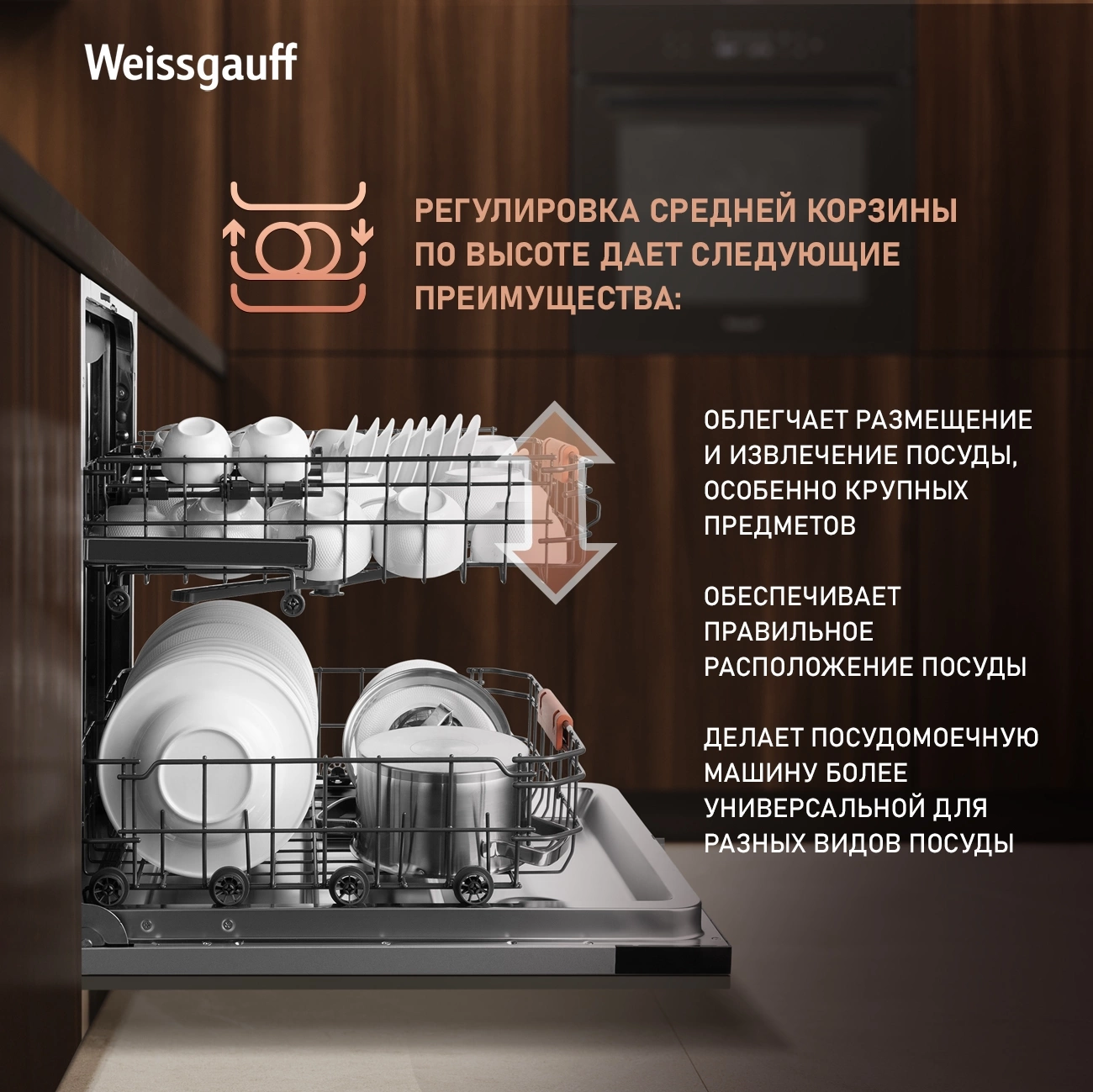 Посудомоечная машина Weissgauff BDW 6038 Infolight (437354)