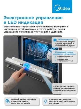 Посудомоечная машина Midea MID60S050