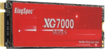 Твердотельный накопитель Kingspec XG7000 2048ГБ, M.2 2280, PCIe 4.0 x4, M.2 XG7000-2TB