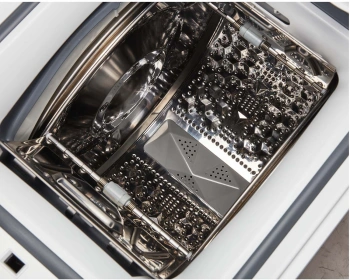 Стиральная машина полноразмерная Midea MFE05W80B/W-RU, с вертикальной загрузкой, 8кг, 1300об/мин, русский интерфейс