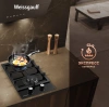 Газовая варочная поверхность Weissgauff HGG 320 BGL черный (436123)
