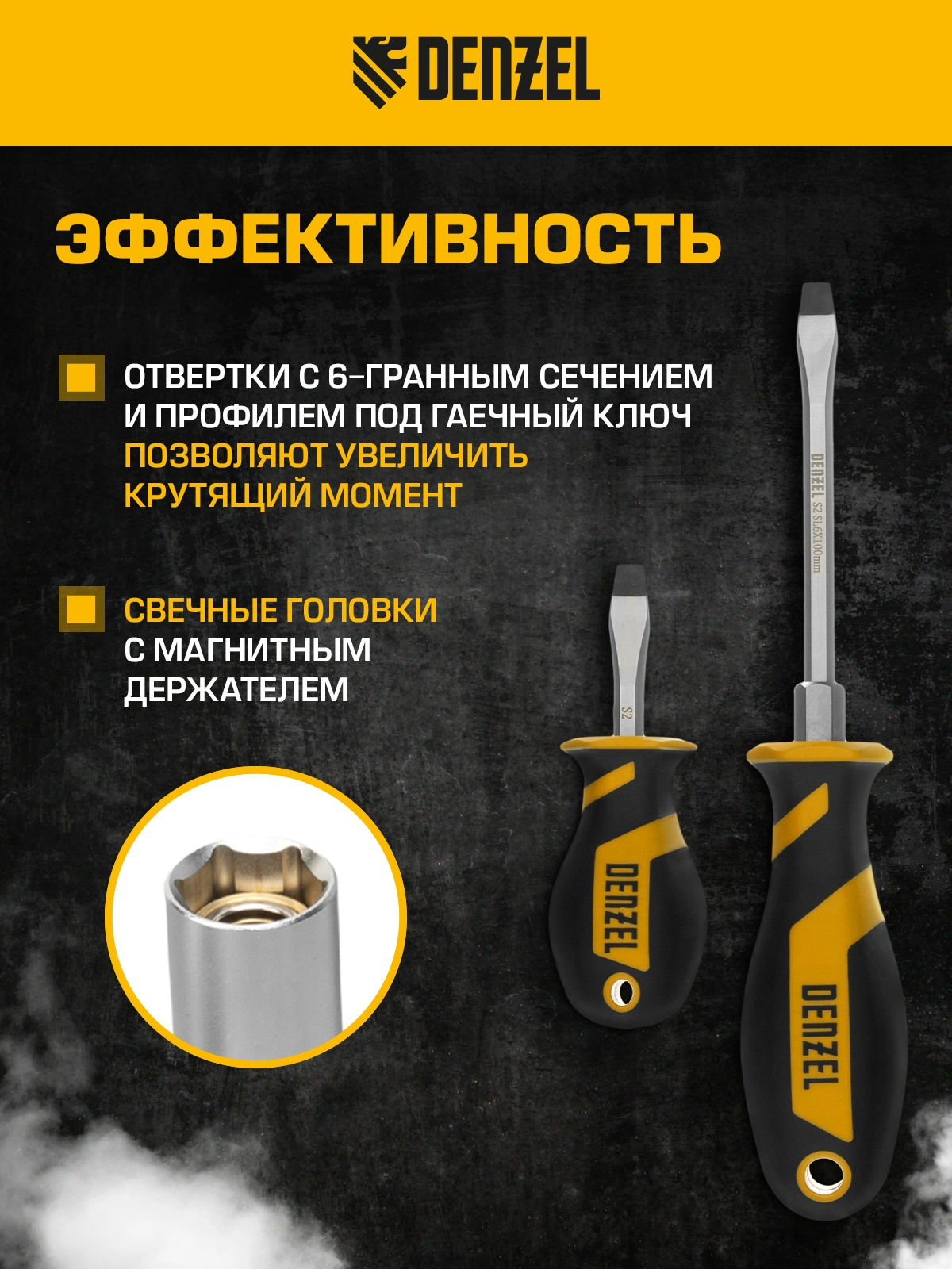 Набор инструментов Denzel 15805, 144 предмета