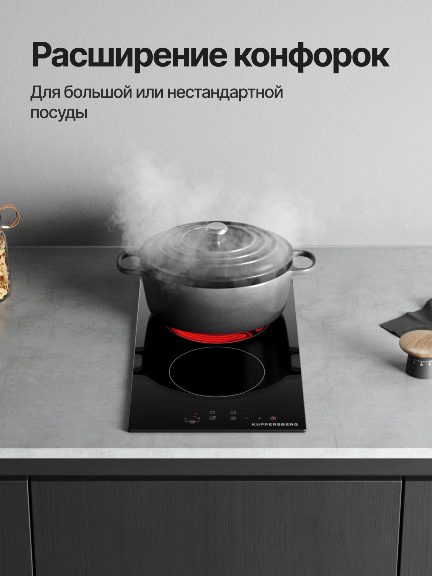 Варочная поверхность Kuppersberg High-Tech ECO 322 черный (8790)