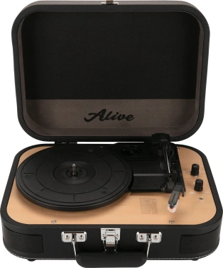Виниловый проигрыватель Alive Audio Liberty черный (aa-nte-08-bk)