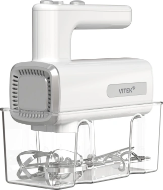 Миксер Vitek VT-HM5005 белый/серебристый