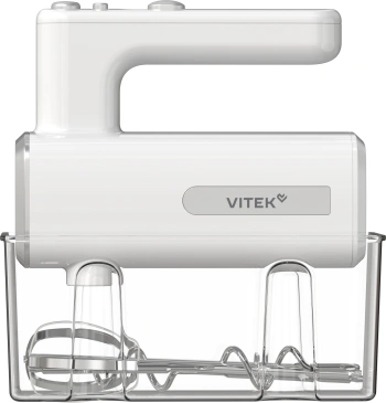 Миксер Vitek VT-HM5005 белый/серебристый