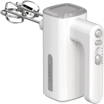 Миксер Vitek VT-HM5005 белый/серебристый
