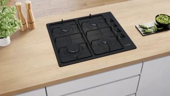 Газовая варочная поверхность Bosch PBP6C6K80Q черный