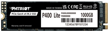 Твердотельный накопитель Patriot P400 Lite 1024ГБ, M.2 2280, PCIe 4.0 x4, M.2 P400LP1KGM28H