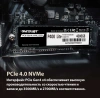 Твердотельный накопитель Patriot P400 Lite 1024ГБ, M.2 2280, PCIe 4.0 x4, M.2 P400LP1KGM28H