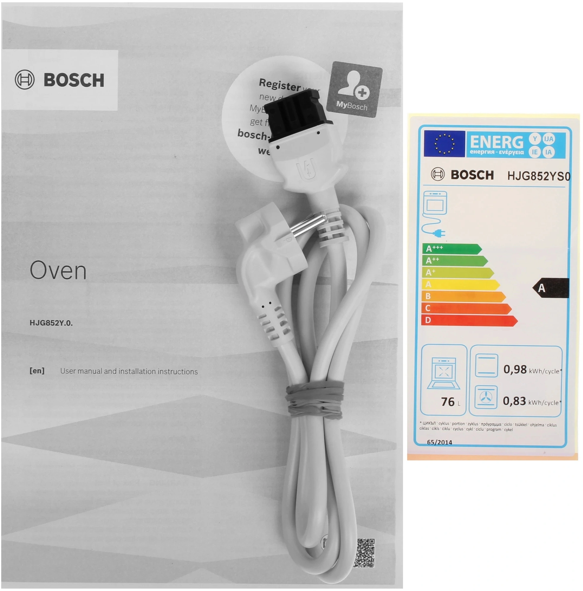 Духовой шкаф Bosch Serie 6 HJG852YS0 нержавеющая сталь
