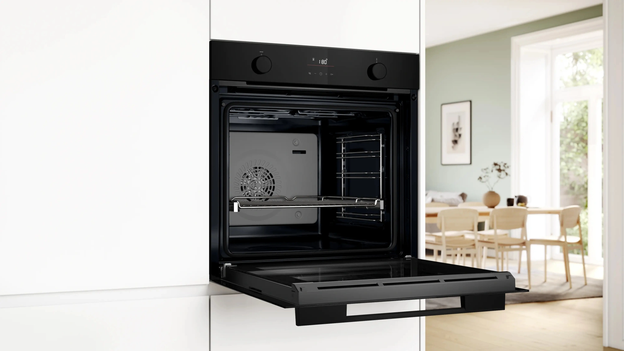 Духовой шкаф Bosch Serie 4 HUA736EA0T черный