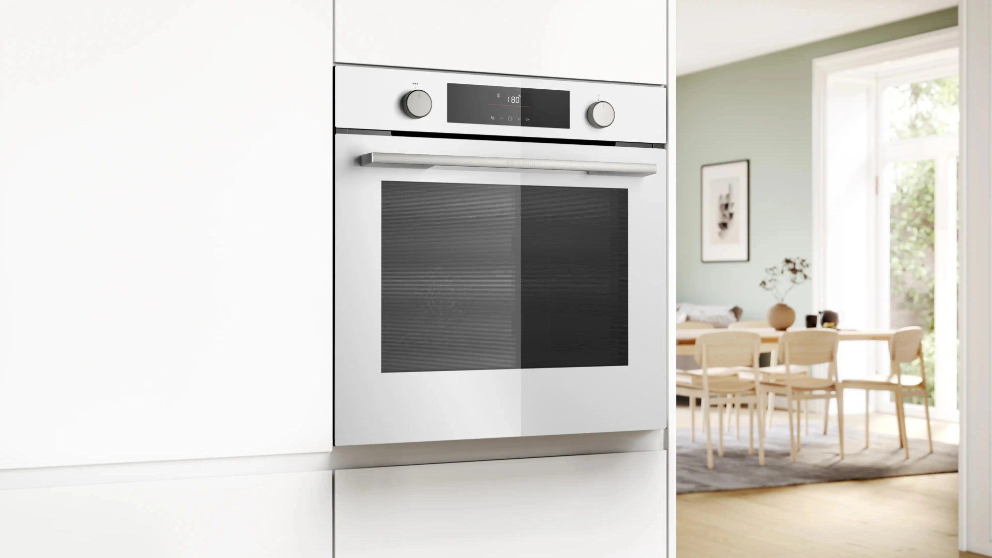 Духовой шкаф Bosch Serie 4 HUA736EV0T белый