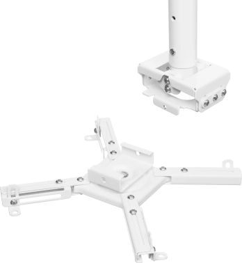Кронштейн для проектора Cactus CS-PROF031L-WT, потолочный, поворот и наклон, белый