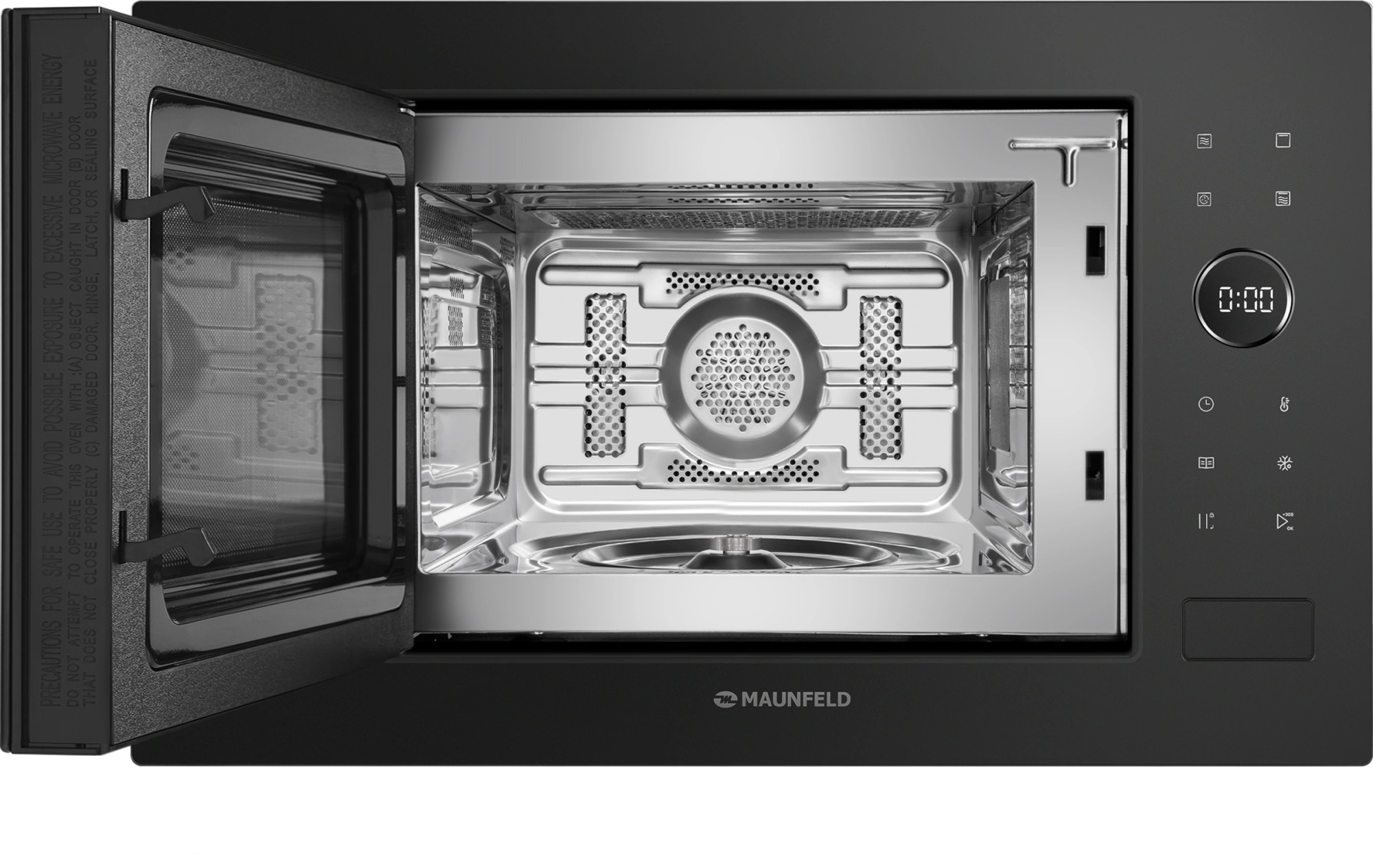 Встраиваемая микроволновая печь Maunfeld XBMO252GB черный