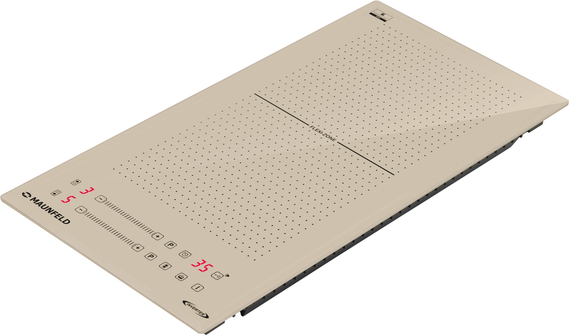 Индукционная варочная поверхность Maunfeld CVI292S2FBG Inverter бежевый (ка-00022413)