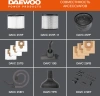 Строительный пылесос Daewoo DAVC 2014 оранжевый