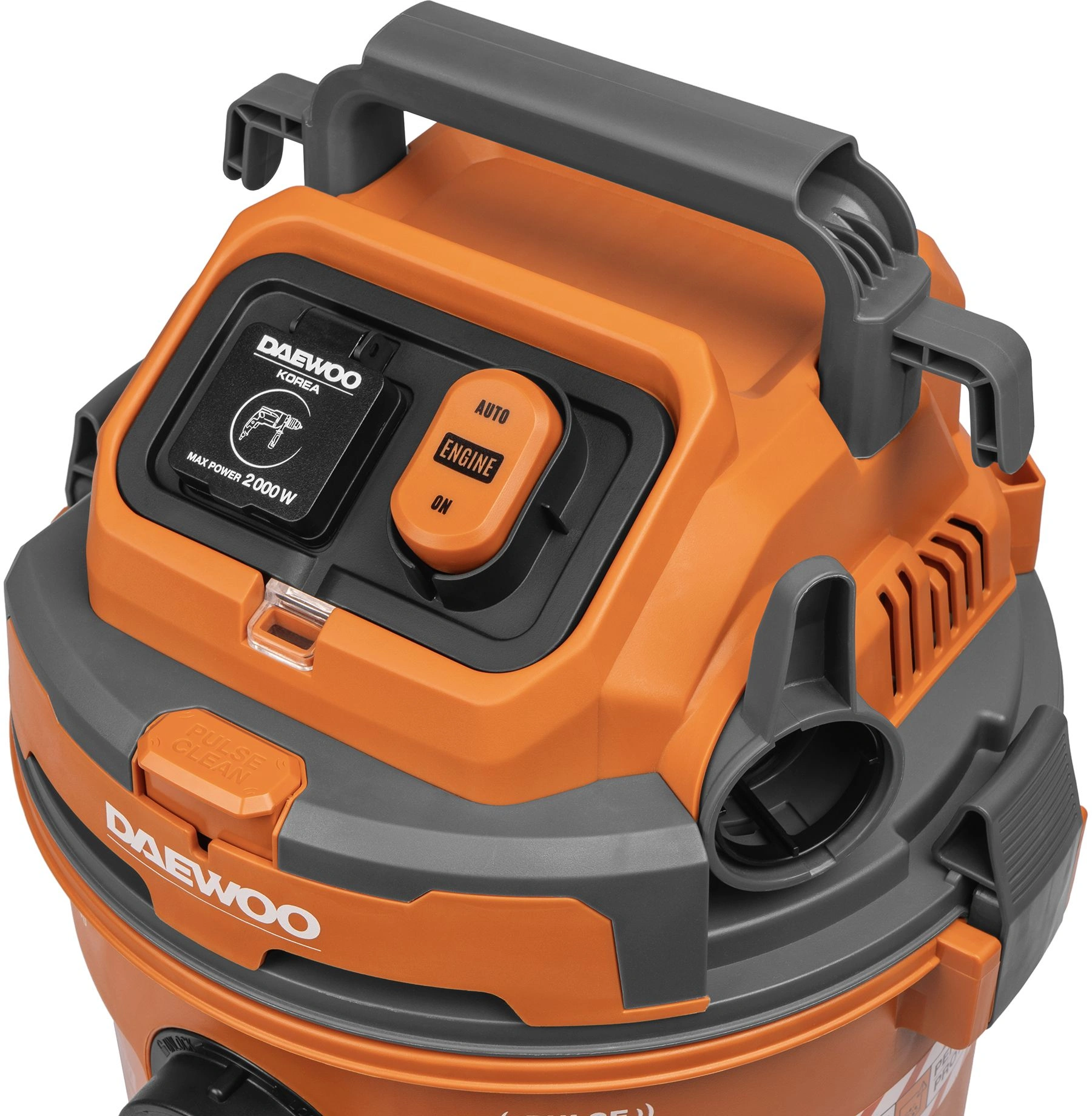 Строительный пылесос Daewoo DAVC 2500SD оранжевый
