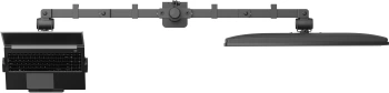Кронштейн для монитора Cactus CS-VM-LH24-BL, настольный, поворот и наклон, черный