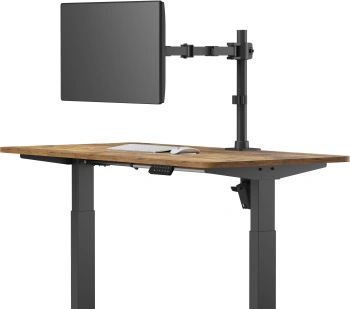 Кронштейн для монитора Cactus CS-VM-D49-BK, настольный, поворот и наклон, черный