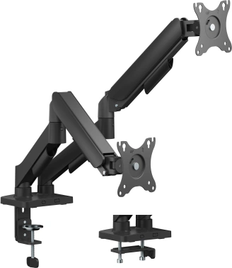 Кронштейн для монитора Cactus CS-VM-MD-72-BK, настольный, поворот и наклон, черный