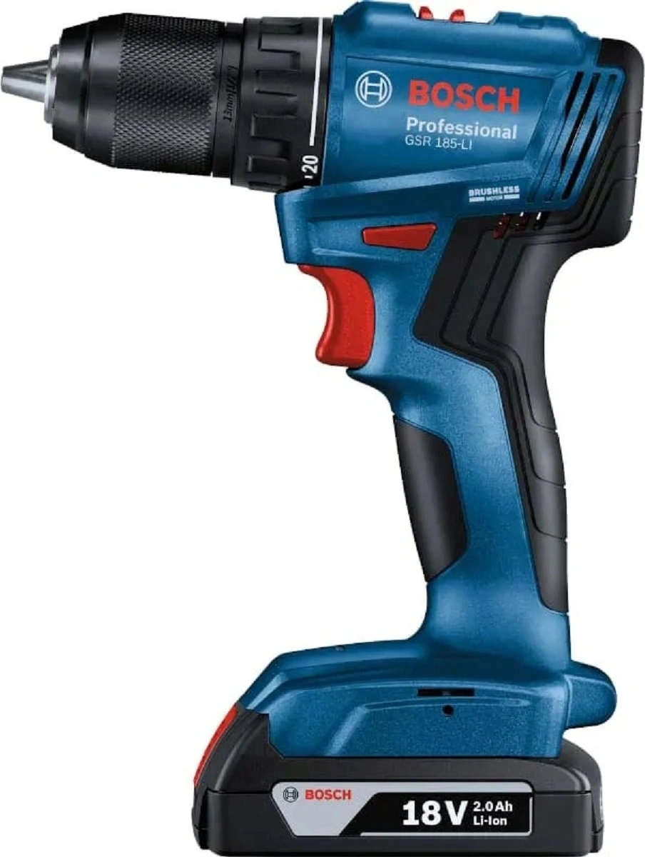 Дрель-шуруповерт Bosch GSR 185-LI (06019K30F0)