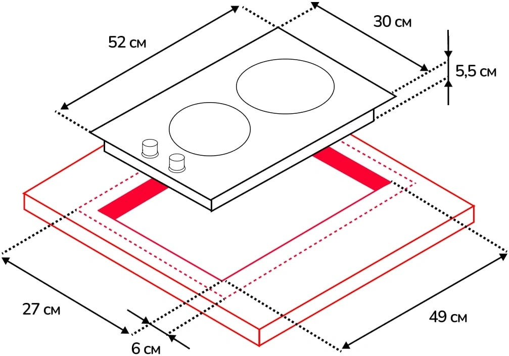Варочная поверхность Simfer H30E02B016 черный